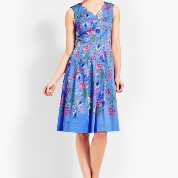 Talbots Dresses & Skirts - RSVP Talbots Spring Garden Periwinkle Floral Dress